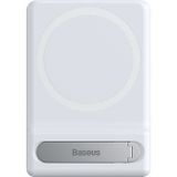 Baseus Foldable Magnetic Rotating Stand Holder for iPhone MagSafe (White)