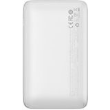 Baseus Bipow Pro 20000mAh Power Bank with Dual USB, USB-C and 22.5W Output (White)