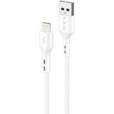 Foneng X36 USB to Apple Lightning Connector Cable, 2.4A, 2 Meters (White)