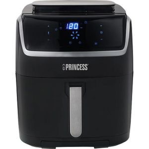 Princess Heteluchtfriteuse 182080 - 2-in-1 Stoomoven & Airfryer – 8 voorgeprogrammeerde programma's - Groot 6.5 liter - 1700W - Zwart