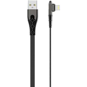 LDNIO LS581 USB Cable with 2.4A Output and 1 Meter Length, with Lightning Connector.