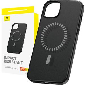 Baseus Fauxther Series Magnetic Phone Case for iPhone 15 Plus (Black)