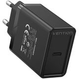 Vention USB-C Wall Charger (20 W) in Black (FADB0-EU)