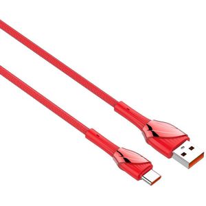 LDNIO LS662 USB-C to USB Cable, 30W, 2m (Red)