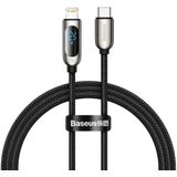Baseus USB-C to Lightning Cable, 20W PD Fast Charging, 1 Meter (Black)