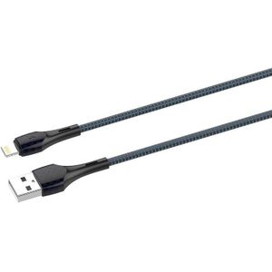 LDNIO LS522 2m USB to Lightning Cable (Grey-Blue)