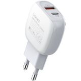 LDNIO A2313C Wall Charger USB-C/Lightning Dual USB-C Cable