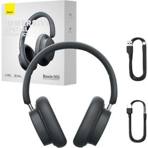 Baseus Bowie D05 Wireless Bluetooth Headphones with 5.3 ANC (Grey)