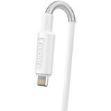 Wall Charger Dudao A2EUL 2-Port USB with Included White Lightning Cable