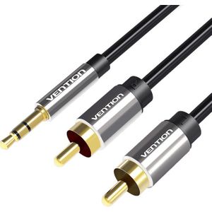 Vention 3m 3.5mm Male to 2x RCA Male Audio Cable in Black
