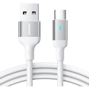 Joyroom S-UM018A10 Micro USB-A to Cable (White), 2.4A/1.2m