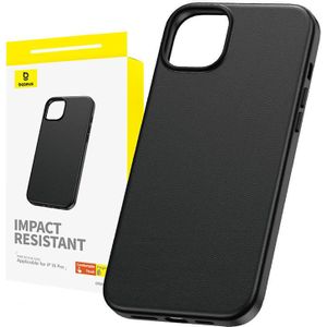 Baseus Fauxther Series Phone Case for iPhone 15 Pro (Black)