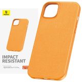Baseus Fauxther Series Orange Phone Case for iPhone 15 ProMax