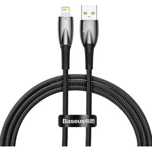 Baseus Glimmer Series USB Cable for Lightning, 2.4A, 1m (Black)