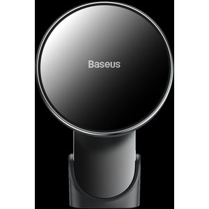 Baseus Large Capacity Car Mount with 15W Wireless Charger for iPhone 12/13 (Black)