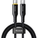 Mcdodo CA-3460 USB-C to USB-C Cable, 100W Power Delivery, 1.2 Meters (Black)