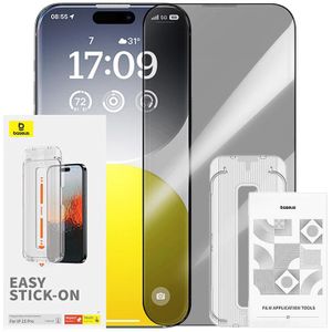 Baseus 0.3mm Sapphire Tempered Glass Screen Protector for iPhone 15 Pro