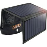 Choetech SC001 19W 2xUSB Foldable Solar Charger (Black)