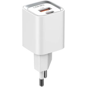 LDNIO A2318C Wall Charger with 20W USB-C and USB-C Cable.