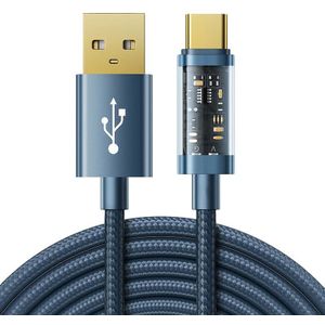 Joyroom S-UC027A12 Blue USB-A to Type-C Cable (3A, 1.2m) Surpass.