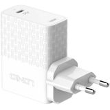 LDNIO A1405C 40W USB-C to USB-C and Lightning Wall Charger Combo.