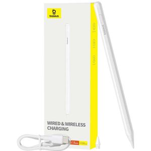 Baseus, Actieve iPad-stylus - Draadloos of bedraad USB C opladen - Baseus Wit, Wit