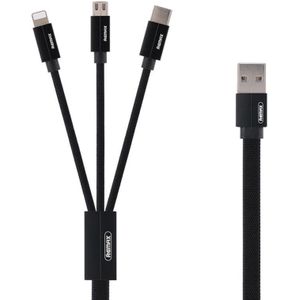 Remax Kerolla USB 3-in-1 Cable, 2m (Black)