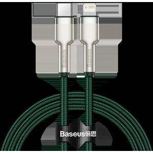 Baseus Cafule USB-C to Lightning Cable (20W, 1m, Green) with PD Technology