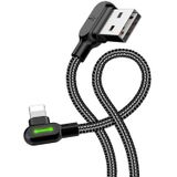 Mcdodo CA-4671 LED 1.2m Angle USB Lightning Cable (Black)