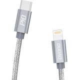 Dudao L5Pro PD 45W USB-C to Lightning Cable, 1m (Gray)