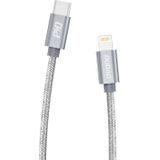 Dudao L5Pro PD 45W USB-C to Lightning Cable, 1m (Gray)