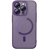 Baseus Glitter Magnetic Case with Tempered Glass and Cleaning Kit for iPhone 14 Pro (Purple)