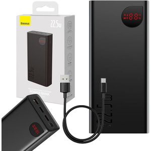 Fast Charge Power Bank Baseus Adaman, 40000mAh 22,5W (Black)