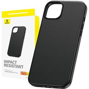 Baseus Fauxther Series Phone Case for iPhone 15 (Black)