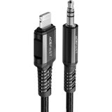 Acefast C1-06 1.2m (Black) Lightning Cable to 3.5mm Mini Jack