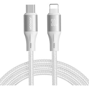 Joyroom Light-Speed USB-C to Lightning Cable, 30W, 2m (White), SA25-CL3