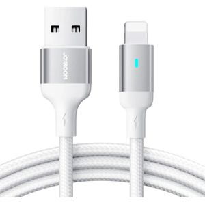 Joyroom S-UL012A10 2 Meter White USB-A to Lightning Cable with 2.4A Charging Capacity