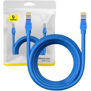 Baseus Round Ethernet RJ45 Cat.6 Cable, 5 Meters (Blue)