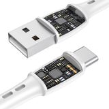 Vipfan Racing X05 USB-C to USB Cable, 3A, 3m (White)