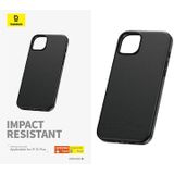 Baseus Fauxther Series Phone Case for iPhone 15 Plus (Black)