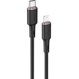 Acefast C2-01 1.2m USB-C to Lightning Cable (Black)