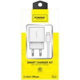 Foneng 1x USB K210 Charger with USB Lightning Cable