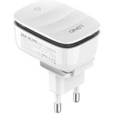 LDNIO A2425C Wall Charger with USB, USB-C, and Lightning Cable