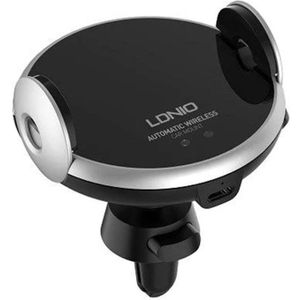 LDNIO MA02 Car Mount with 15W Inductive Charger (Black)