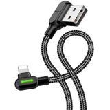 Mcdodo CA-4674 LED 0.5m Angle USB Lightning Cable (Black)