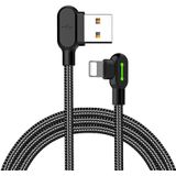 Mcdodo CA-4674 LED 0.5m Angle USB Lightning Cable (Black)