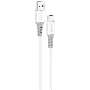 Foneng X66 USB-A to USB-C Cable, 20W, 3A, 1m Length (White)