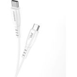 Foneng X73 USB-C to USB-C Cable, 60W Power Delivery, 1 Meter (White)