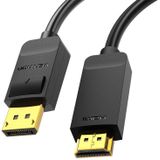 Vention HAGBH 2m Black 4K DisplayPort to HDMI Cable