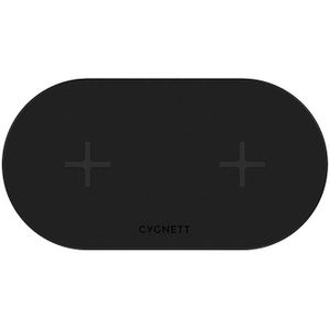 Cygnett 20W Dual Wireless Charger (Black)